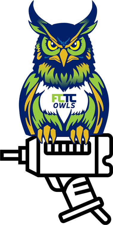 FCTC diesel program owl graphic showing owl with power tool